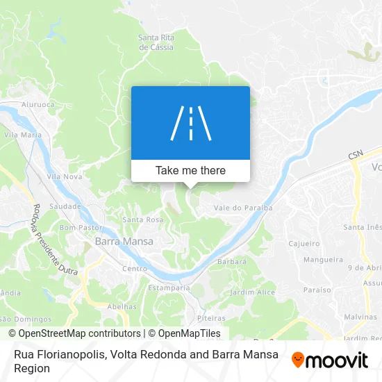 Rua Florianopolis map