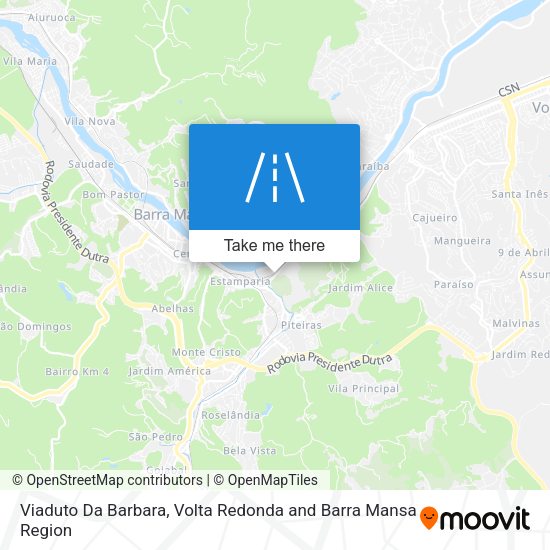 Viaduto Da Barbara map