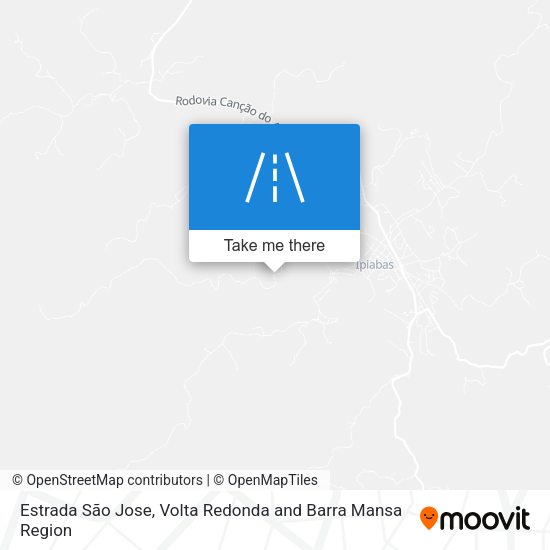 Estrada São Jose map