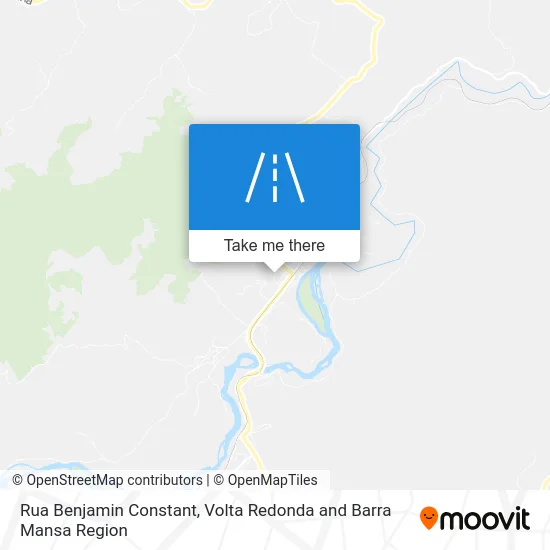 Rua Benjamin Constant map