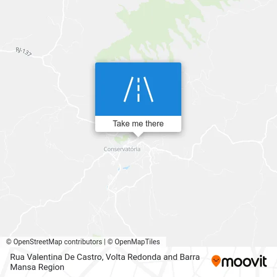 Rua Valentina De Castro map
