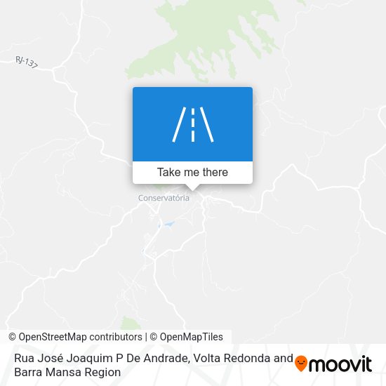 Rua José Joaquim P De Andrade map