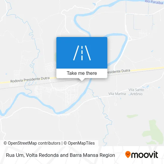 Rua Um map