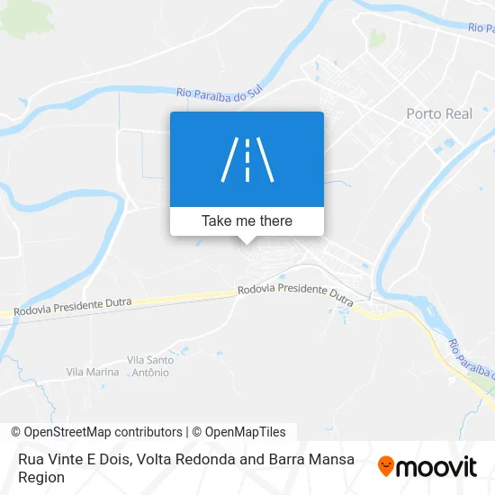 Rua Vinte E Dois map