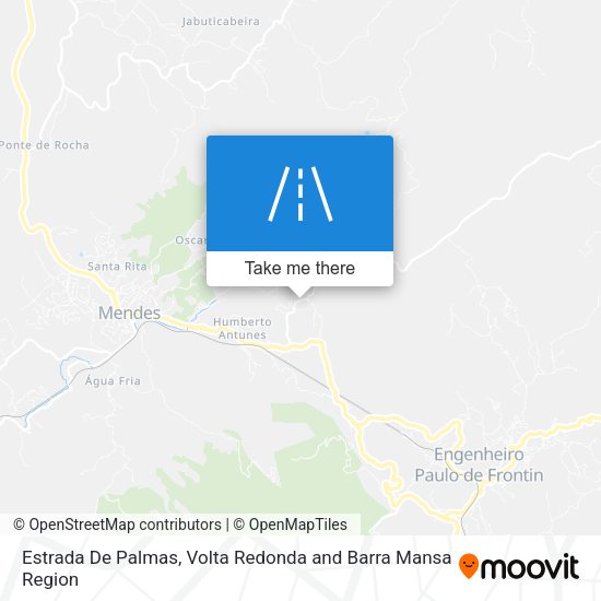 Estrada De Palmas map