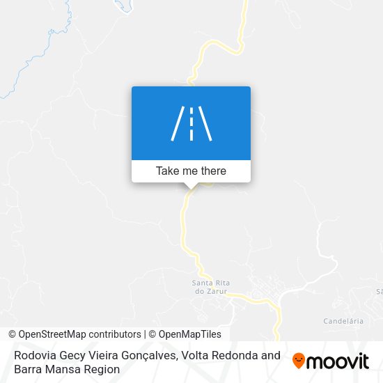 Rodovia Gecy Vieira Gonçalves map