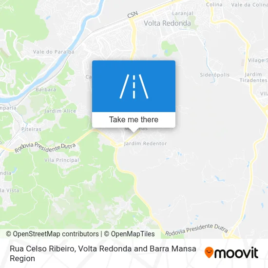 Rua Celso Ribeiro map