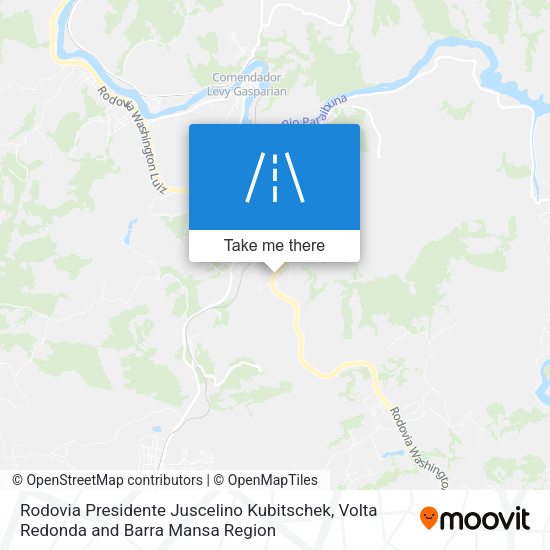 Rodovia Presidente Juscelino Kubitschek map