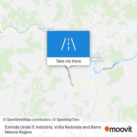 Estrada União E Indústria map