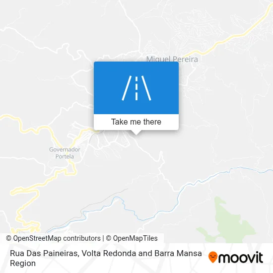 Rua Das Paineiras map