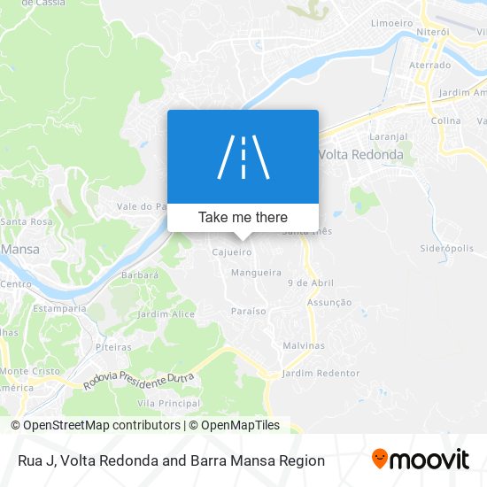 Rua J map