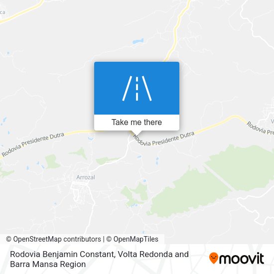 Rodovia Benjamin Constant map