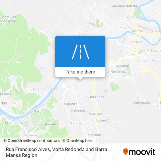 Mapa Rua Francisco Alves