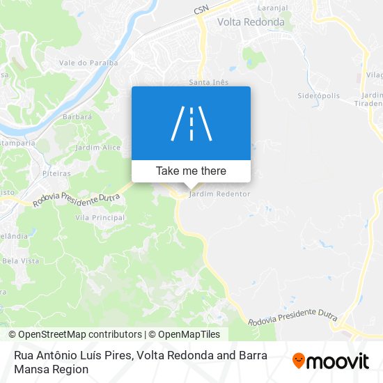 Rua Antônio Luís Pires map