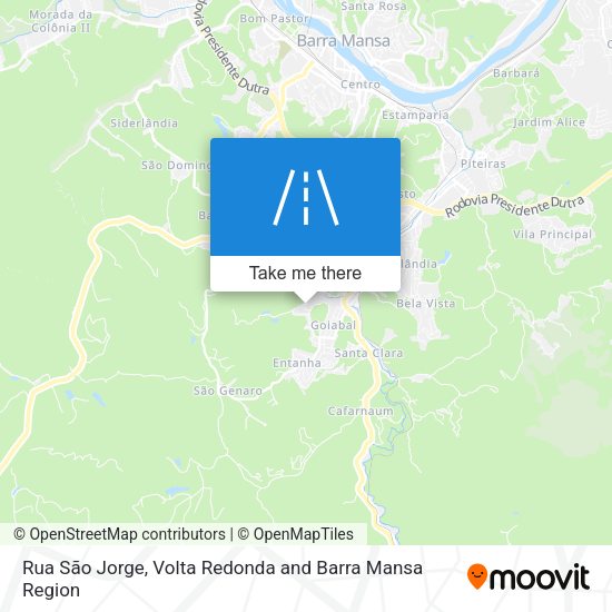 Rua São Jorge map