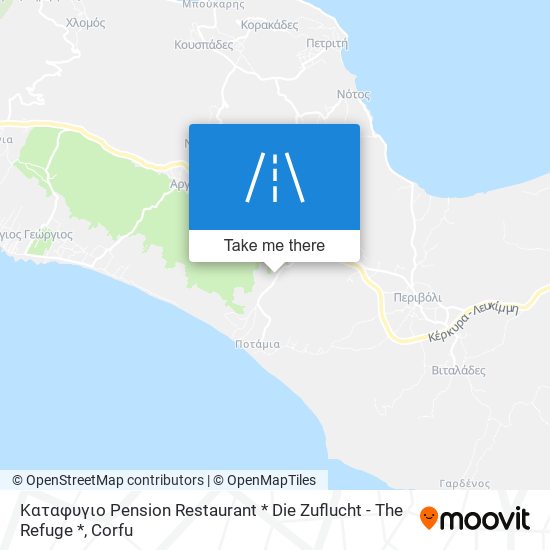 Καταφυγιο Pension Restaurant * Die Zuflucht - The Refuge * map