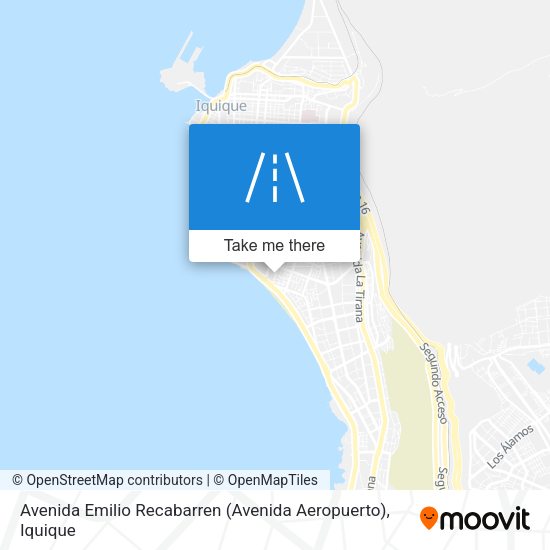 Avenida Emilio Recabarren (Avenida Aeropuerto) map