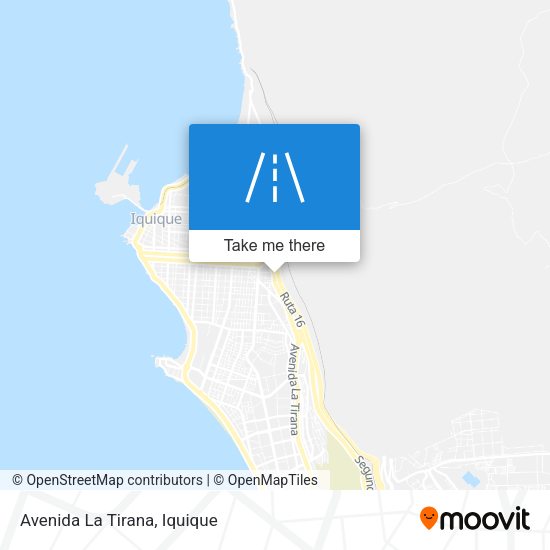 Mapa de Avenida La Tirana