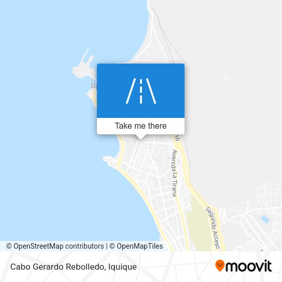 Cabo Gerardo Rebolledo map