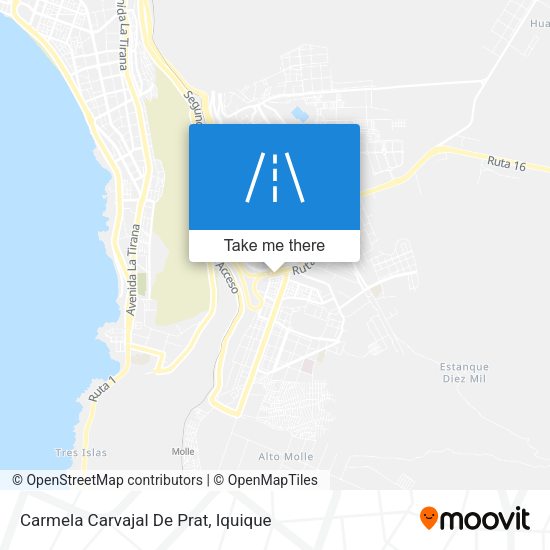 Mapa de Carmela Carvajal De Prat