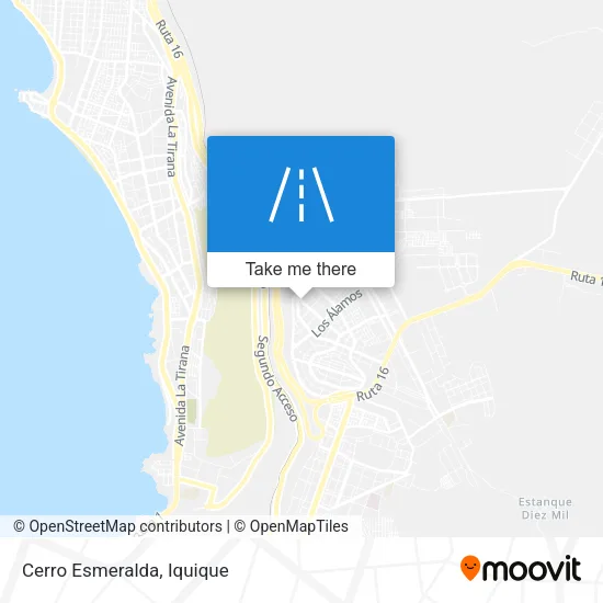 Cerro Esmeralda map