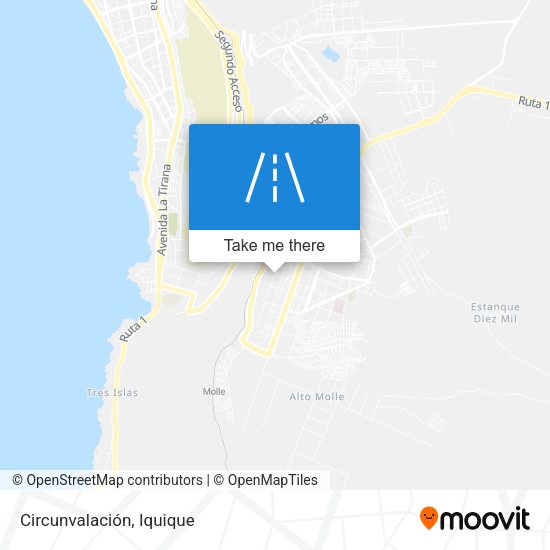 Mapa de Circunvalación