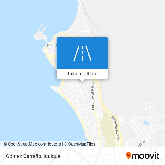 Mapa de Gómez Carreño