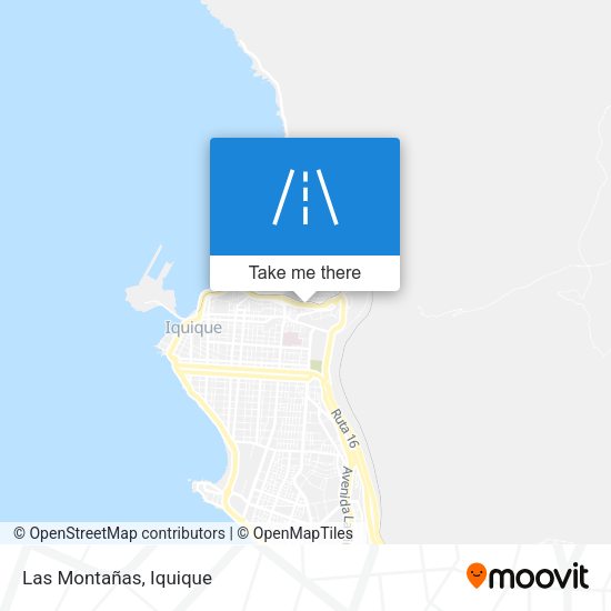 Mapa de Las Montañas