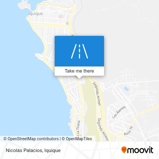 Mapa de Nicolás Palacios