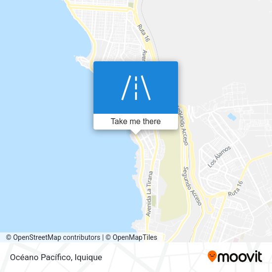 Océano Pacífico map