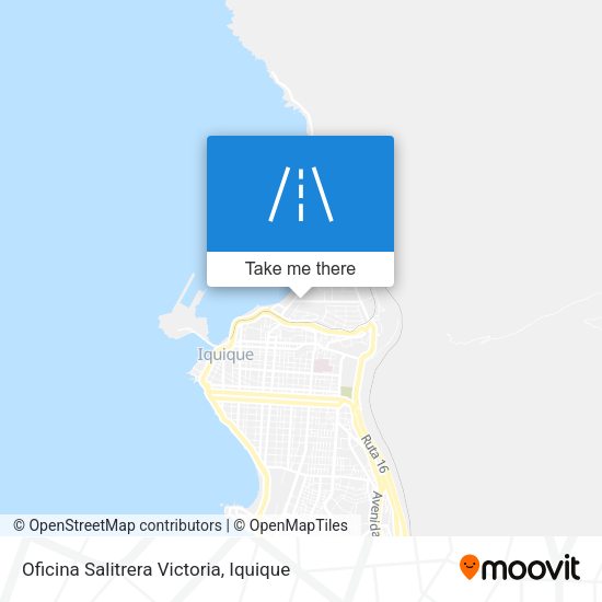 Oficina Salitrera Victoria map