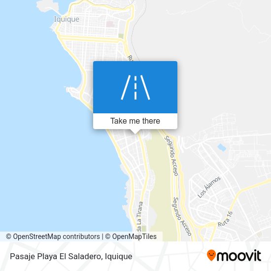Mapa de Pasaje Playa El Saladero