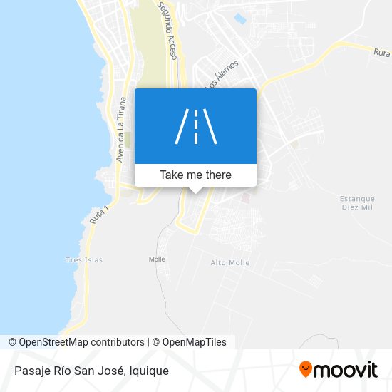 Pasaje Río San José map