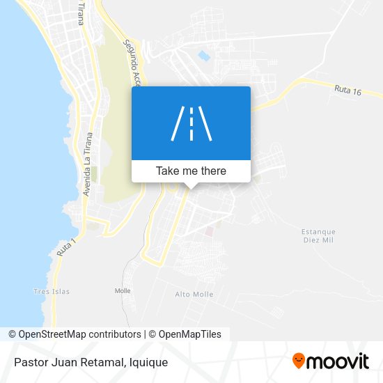 Pastor Juan Retamal map