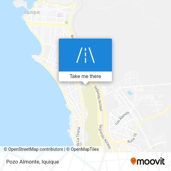 Mapa de Pozo Almonte
