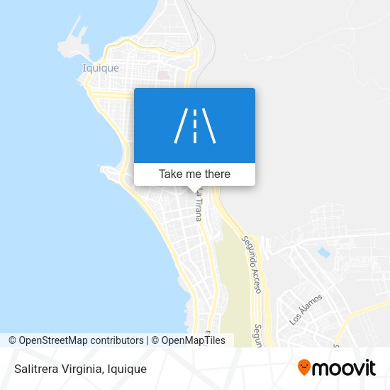 Mapa de Salitrera Virginia