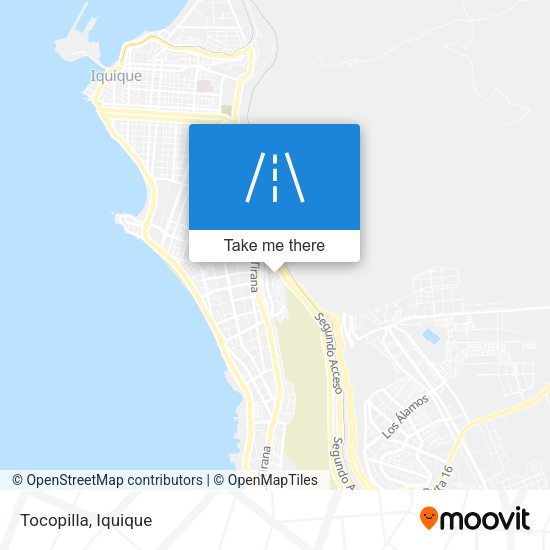 Mapa de Tocopilla
