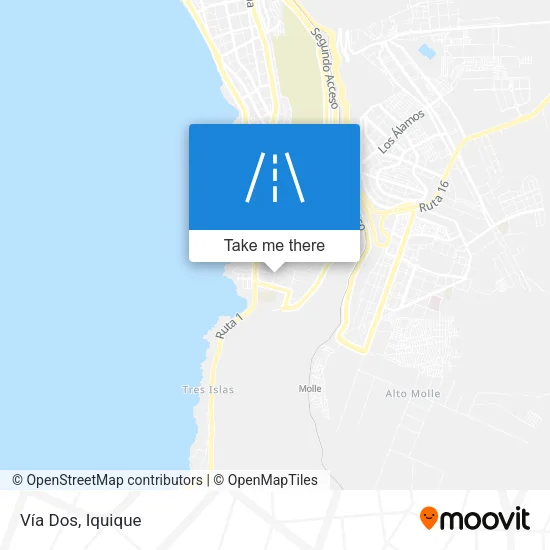 Vía Dos map