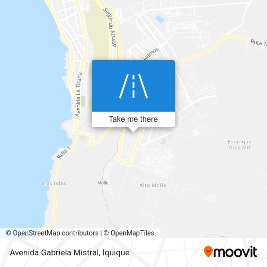 Avenida Gabriela Mistral map
