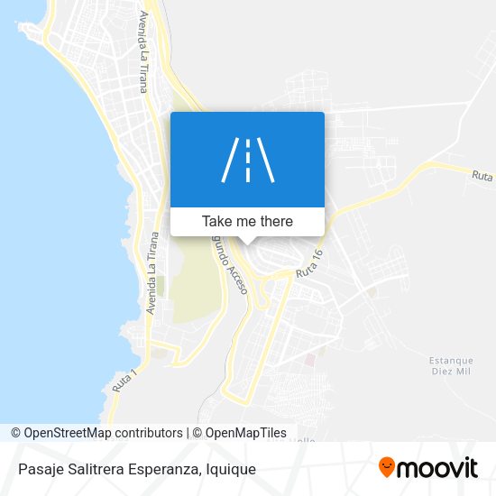 Mapa de Pasaje Salitrera Esperanza
