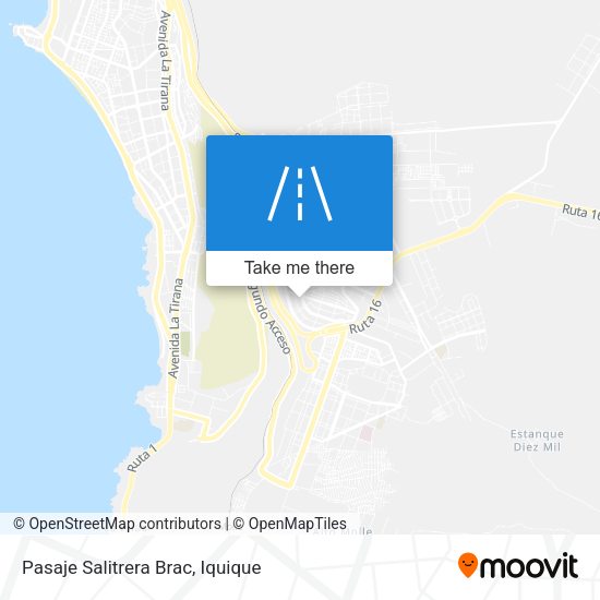 Mapa de Pasaje Salitrera Brac