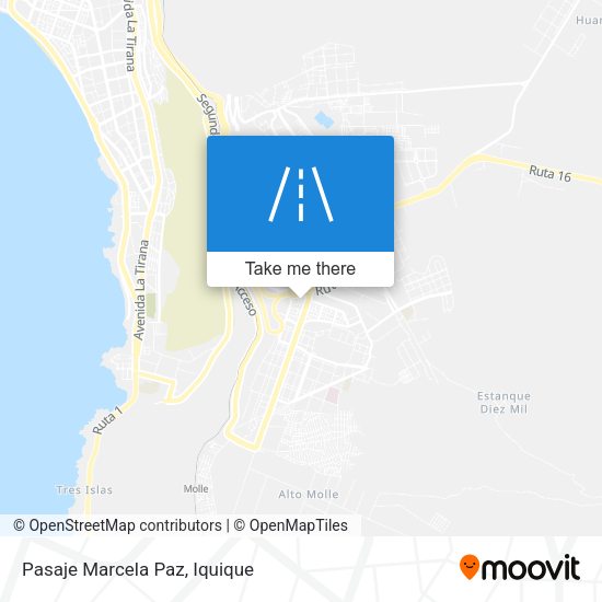 Mapa de Pasaje Marcela Paz