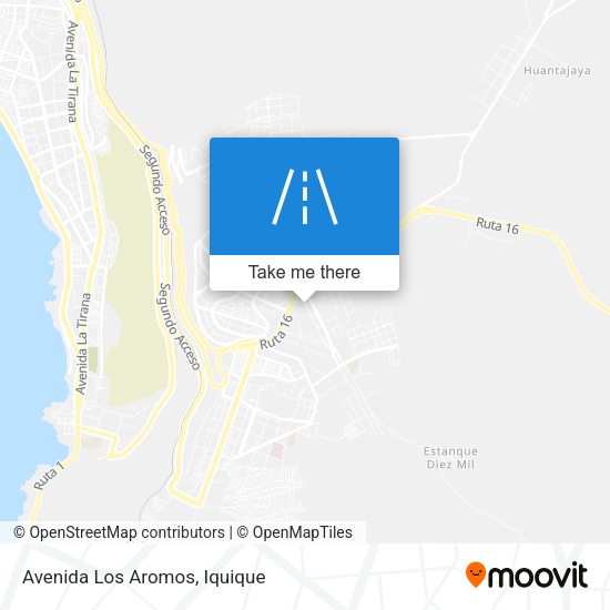 Mapa de Avenida Los Aromos