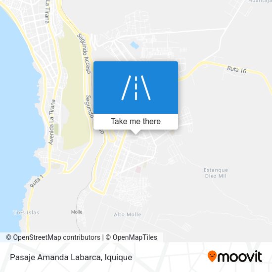 Pasaje Amanda Labarca map