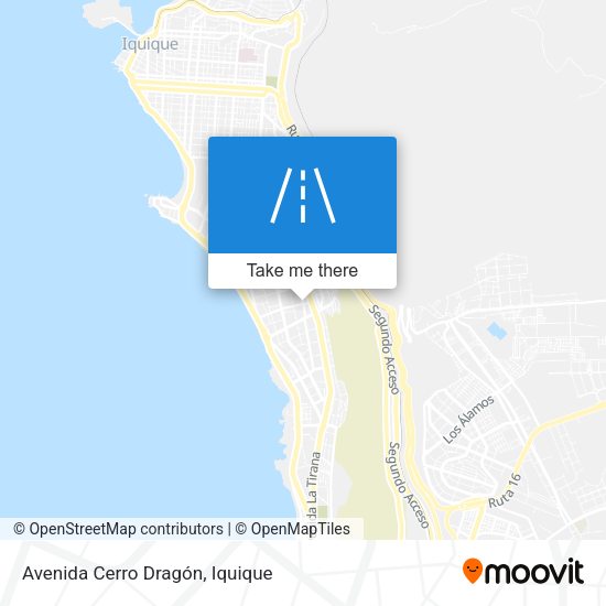 Mapa de Avenida Cerro Dragón