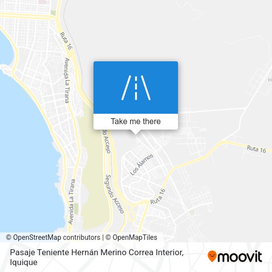 Pasaje Teniente Hernán Merino Correa Interior map