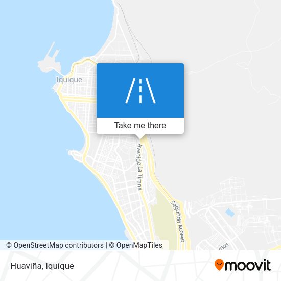 Mapa de Huaviña