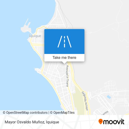 Mayor Osvaldo Muñoz map