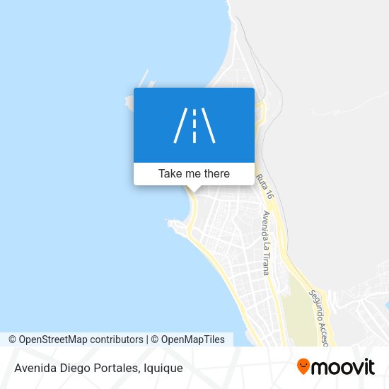 Mapa de Avenida Diego Portales