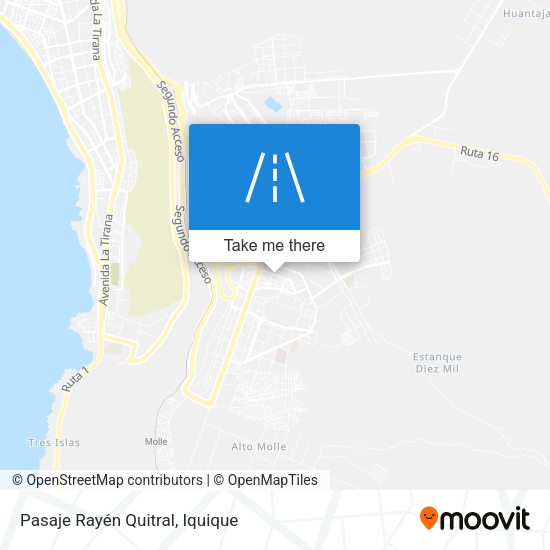 Pasaje Rayén Quitral map